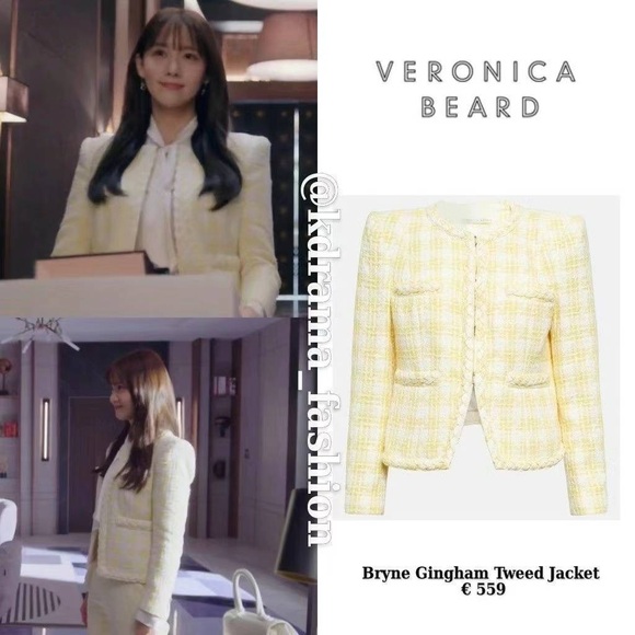 NWT $698 Veronica Beard Bryne Tweed Open-Front Jacket Blazer Jacket - Picture 8 of 15